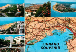 73323518 Lignano Landkarte  Lignano - Autres & Non Classés