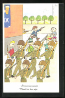 AK Si Jeunesse Savait, Belgische Soldaten In Uniform Und Kinder  - Other & Unclassified
