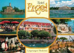 73323228 Langenargen Bodensee Hotel Engel Restaurant Grillstube Schloss Faehre B - Langenargen