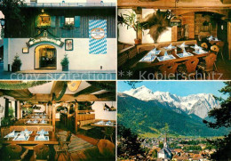 73323212 Garmisch-Partenkirchen Restaurant Zum Wildschuetz Gesamtansicht Mit Alp - Garmisch-Partenkirchen