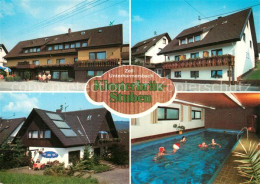73323167 Unterharmersbach Gasthaus Pension Zur Klosterbraeu-Stube Schwimmbad Unt - Otros & Sin Clasificación