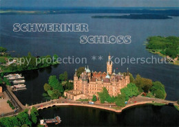 73322988 Schwerin Mecklenburg Schweriner Schloss Fliegeraufnahme Schwerin Meckle - Schwerin