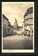 AK Fulda, Marktstrasse Zum Rathaus  - Fulda