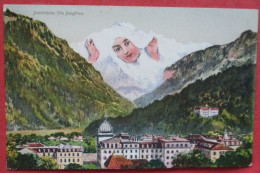 Mountains Surrealism Lady Peak Fantasy Interlaken Und Jungfrau Switzerland   Ref 6404 - Altri & Non Classificati