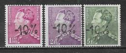 724A/E**  Poortman Surchargé -10% - WEPION - Série Complète - MNH** - LOOK!!!! - 1946 -10 %