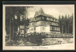 AK Friedrichroda, Gasthof Herzogliches Spiessberghaus  - Friedrichroda