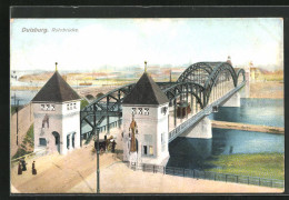 AK Duisburg, Ruhrbrücke Mit Strassenbahn  - Duisburg