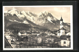 AK Garmisch, Blick Auf Zugspitze-Waxenstein Und Alpspitze  - Zugspitze