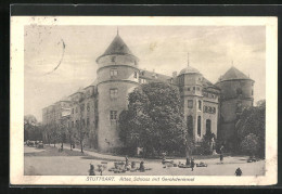 AK Stuttgart, Altes Schloss Mit Gerokdenkmal  - Stuttgart