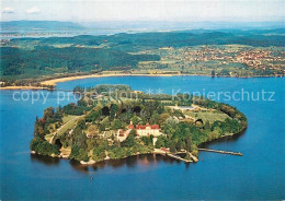 73321750 Insel Mainau Fliegeraufnahme Mit Litzelstetten Insel Mainau - Konstanz