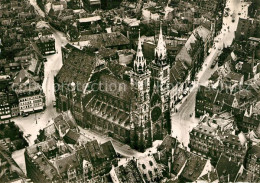 73321629 Nuernberg St Lorenzkirche Fliegeraufnahme Nuernberg - Nürnberg