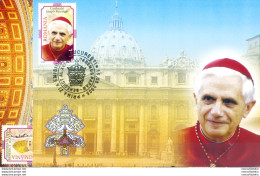 Benedetto XVI 2005. 2 Cartoline Maximum. - Other & Unclassified