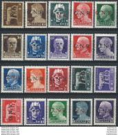 1944 Repubblica Sociale G.N.R. Verona 20v. MNH Sassone N. 470/89 - Other & Unclassified