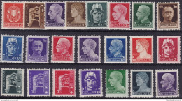 1929 Regno Di Italia, Serie Imperiale, N. 242A-261, MNH** - Other & Unclassified