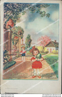 An631 Cartolina  Buona Pasqua 1937 - Other & Unclassified
