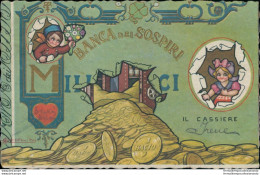 An521 Cartolina Augurale Mille Auguri Dalla Banca Dei Sospiri - Otros & Sin Clasificación