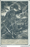 Bq287  Cartolina In Franchigia Illustratore Mazzoni Posta Militare Sez. Ep  1918 - Sonstige & Ohne Zuordnung