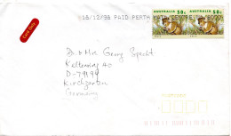 78440 - Australien - 1998 - 2@50c Koala A LpBf PERTH MAIL CENTRE -> Deutschland - Andere & Zonder Classificatie
