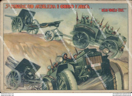 Be294 Cartolina Militare 5 Reggimento Artiglieria  Illustratore D'ercoli - Regimenten