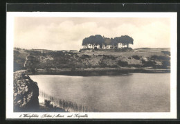 AK Schalkenmehren, Weinfelder Maar Oder Totenmaar Mit Kapelle  - Andere & Zonder Classificatie