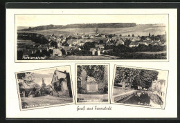 AK Farnstedt, Dorfteich, Denkmal, Partie Mit Kirche  - Other & Unclassified