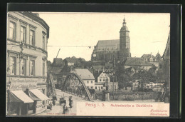 AK Penig I. S., Muldenbrücke Und Stadtbrücke  - Penig