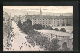 AK Stuttgart, Rothebühlstrasse Mit Grosser Infanterie-Kaserne  - Stuttgart