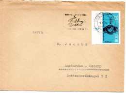 78441 - DDR - 1964 - 25Pfg Schlueter EF A Bf DRESDEN - ... -> Niederlande - Lettres & Documents