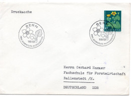 78442 - Schweiz - 1959 - 10Rp Pro Juventute '59 EF A DrucksBf ETSoStpl BERN -> DDR - Lettres & Documents