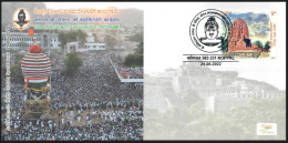 India 2022 Gavi Siddeshwara Math,Jatra,Chariot Koppal,Heritage,Culture, Sp Cover (**) Inde Indien - Covers & Documents