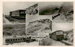 73885658 Snowdon Wales UK The Summit Station Train Arryin At The Summit Station  - Altri & Non Classificati