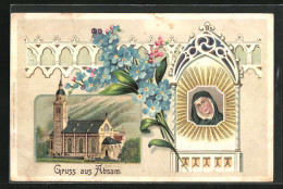 Präge-AK Absam, Kirche Und Maria  - Sonstige & Ohne Zuordnung