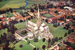 73265715 Salisbury Wiltshire Fliegeraufnahme Cathedral  - Sonstige & Ohne Zuordnung