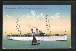 AK Passagierschiff Silvana, Seebäderdienst Der Amerika-Linie  - Piroscafi