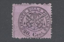 Papal States |1868 | 20c Lilac Grey | Matte Paper | MNH - Stato Pontificio