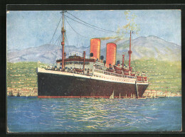 Künstler-AK Passagierschiff Sierra Cordoba, Norddeutscher Lloyd Bremen  - Dampfer