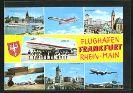AK Frankfurt A. M., Flughafen Rhein-Main, Eschenheimer Tor  - Otros & Sin Clasificación