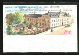 Lithographie Oberwiesa, Gasthof Zum Goldenen Lamm  - Autres & Non Classés
