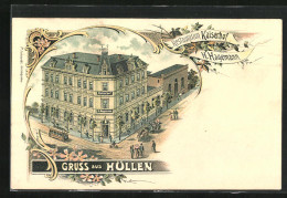 Lithographie Hüllen, Restaurant Kaiserhof H. Hagemann  - Autres & Non Classés