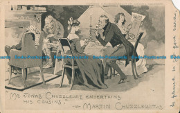 R024782 Mr Jonas Chuzzlewit Entertains His Cousins. Martin Chuzzlewit. 1905 - Monde