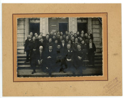 PHOTO à Identifier Je Pense élèves Et Professeurs Devant L'école Supérieure à Vérifier( Photographe MARCELIN à BELLEY ) - Places