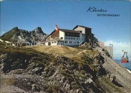 11701405 Klosters GR Bergrestaurant Goschnagrat Mit Gotschnabahn Und Casanna Klo - Andere & Zonder Classificatie