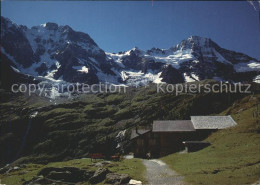 11701335 Stechelberg Berghotel Obersteinberg Mit Gross Breithorn Und Schmadribac - Andere & Zonder Classificatie