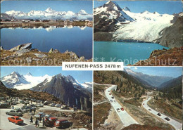 11701255 Nufenenpass Panorama Bergsee Parkplatz Pass Strasse Nufenenpass - Andere & Zonder Classificatie