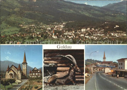 11698525 Goldau Panorama Kirche Steinbock Ortsblick Goldau - Autres & Non Classés