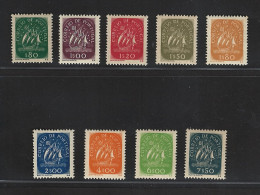 Portugal 1948-1949 "Caravelas" Condition MH OG Mundifil #696-704 - Unused Stamps