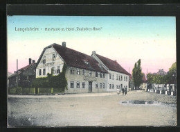 AK Langelsheim, Am Markt Mit Hotel Deutsches Haus  - Langelsheim