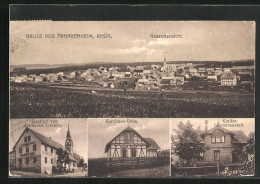 AK Frankenheim /Rhön, Gasthof V. Johannes Ludwig, Kinderbewahranstalt, Gesamtansicht  - Autres & Non Classés