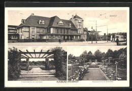 AK Duisburg-Meiderich, Bahnhof, Rosengarten Im Stadtpark  - Duisburg