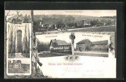 AK Bad Münder, Gasthaus Zur Deisterquelle, Nordmannsturm, Försterei Nienstadt, Villa Sophienhof  - Other & Unclassified